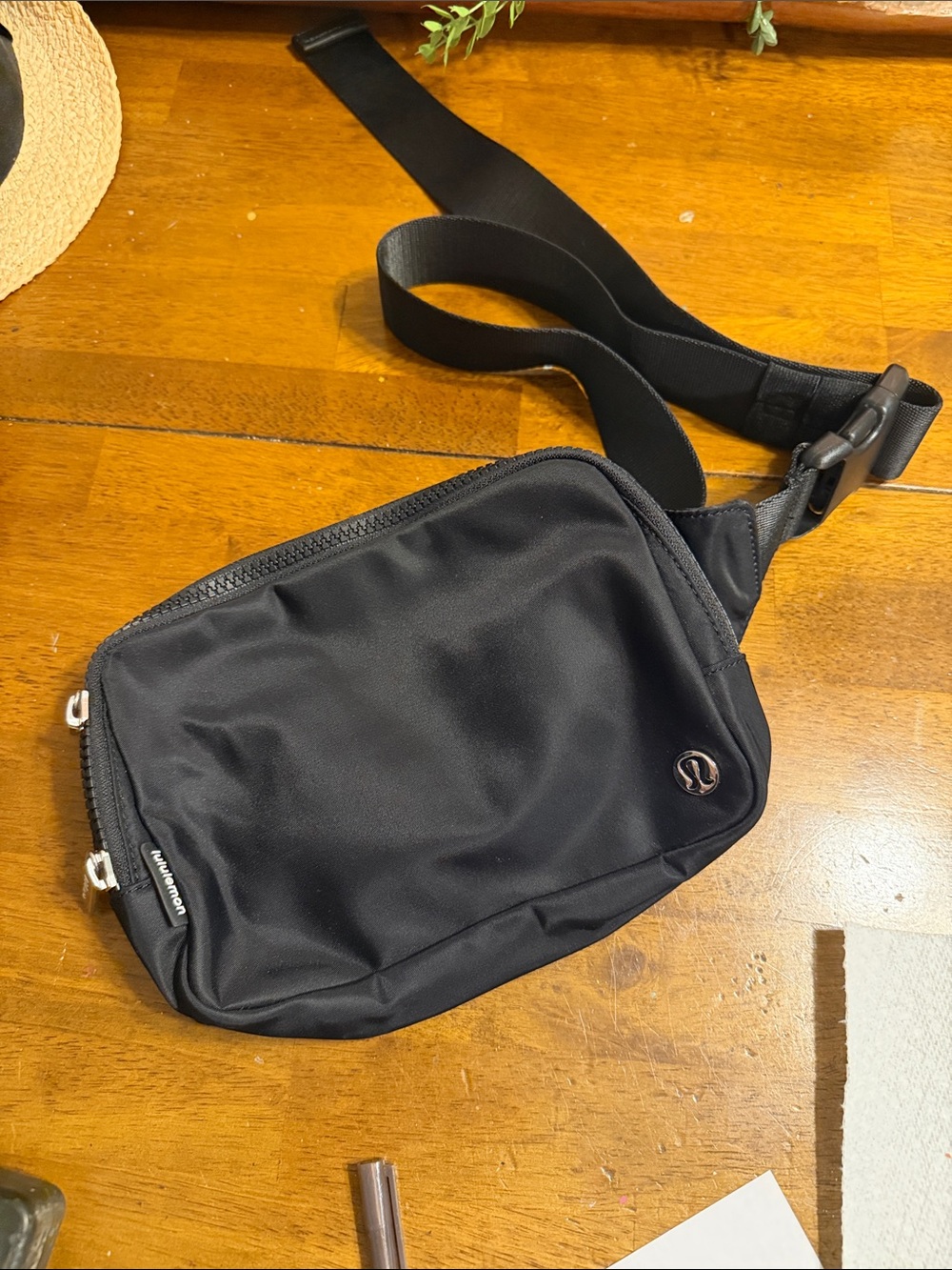 lululemon athletica Black Sling Belt Bag